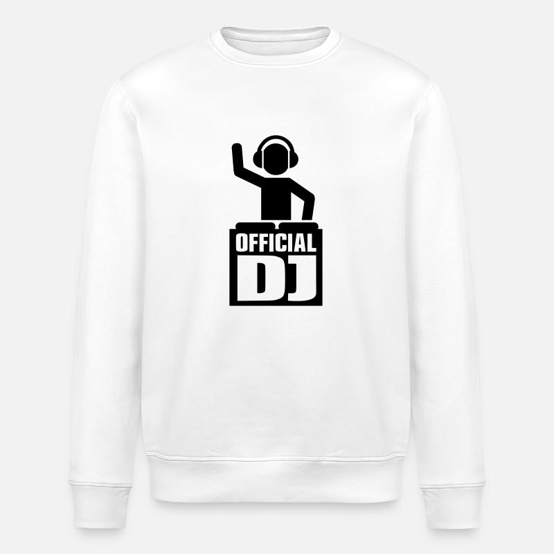 Official DJ - Stanley/Stella Unisex Bio-Sweatshirt ROLLER - Weiß