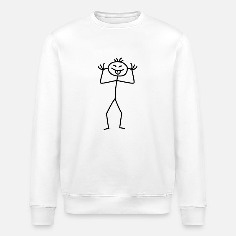 Annoy - Stanley/Stella ROLLER Unisex Organic Sweatshirt - white
