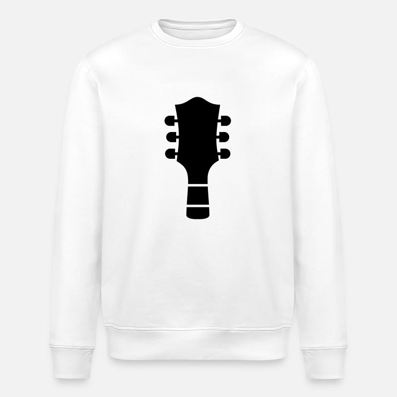 Guitar - Stanley/Stella ROLLER Unisex Organic Sweatshirt - white
