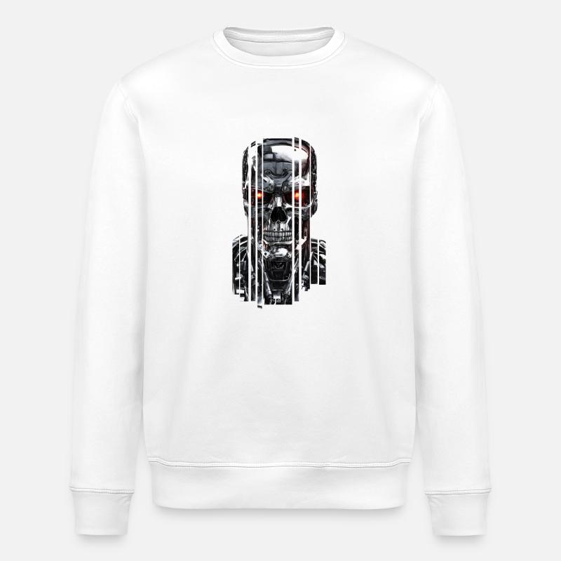 CSM 101 T-800 - Stanley/Stella Unisex Bio-Sweatshirt ROLLER - Weiß