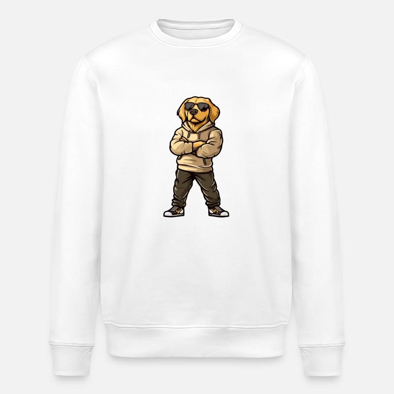 Chien Beagle - Sweat bio ROLLER Stanley/Stella Unisexe - blanc