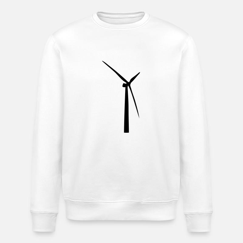 Windrad - Stanley/Stella Unisex Bio-Sweatshirt ROLLER - Weiß