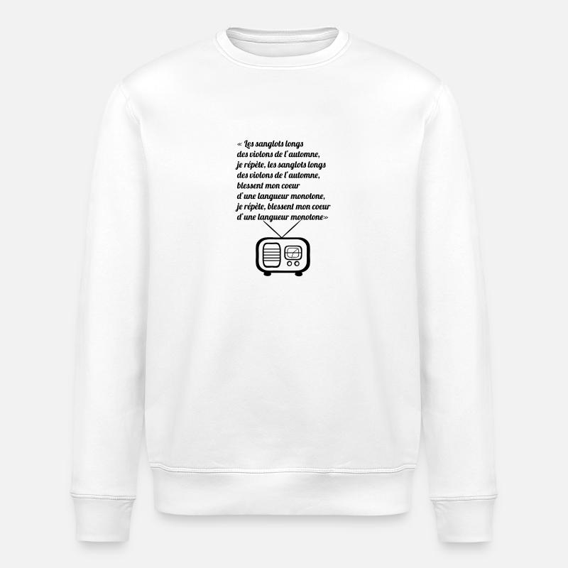 ddayradio blak - Sweat bio ROLLER Stanley/Stella Unisexe - blanc