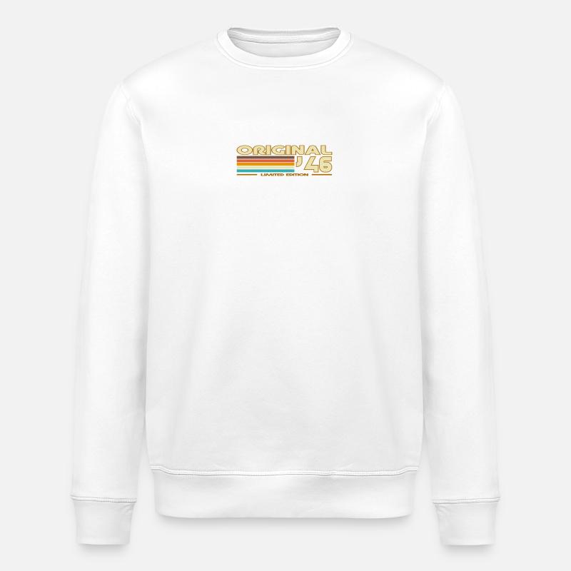 Originale 46 Pastellstreifen - Stanley/Stella Unisex Bio-Sweatshirt ROLLER - Weiß