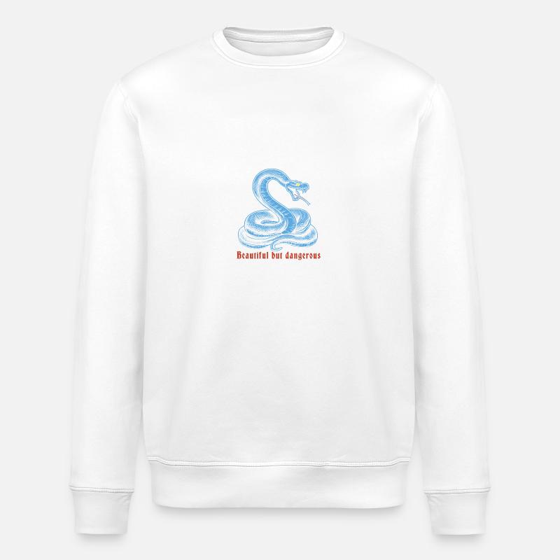 Schlange 2024 02 - Stanley/Stella Unisex Bio-Sweatshirt ROLLER - Weiß
