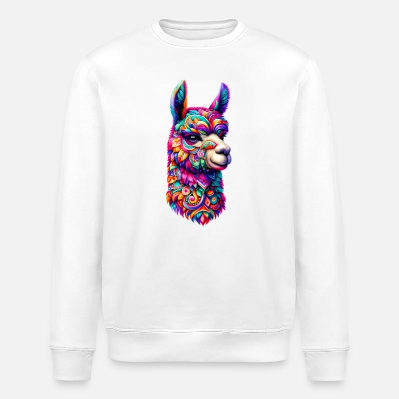 Alpaka - Stanley/Stella Unisex Bio-Sweatshirt ROLLER - Weiß