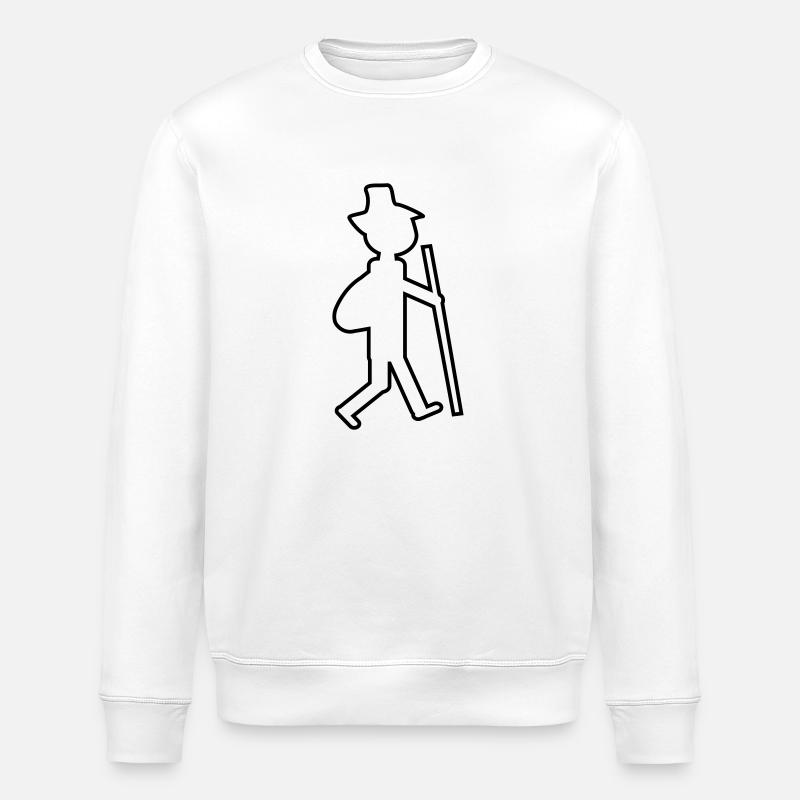wanderer - Stanley/Stella Unisex Bio-Sweatshirt ROLLER - Weiß