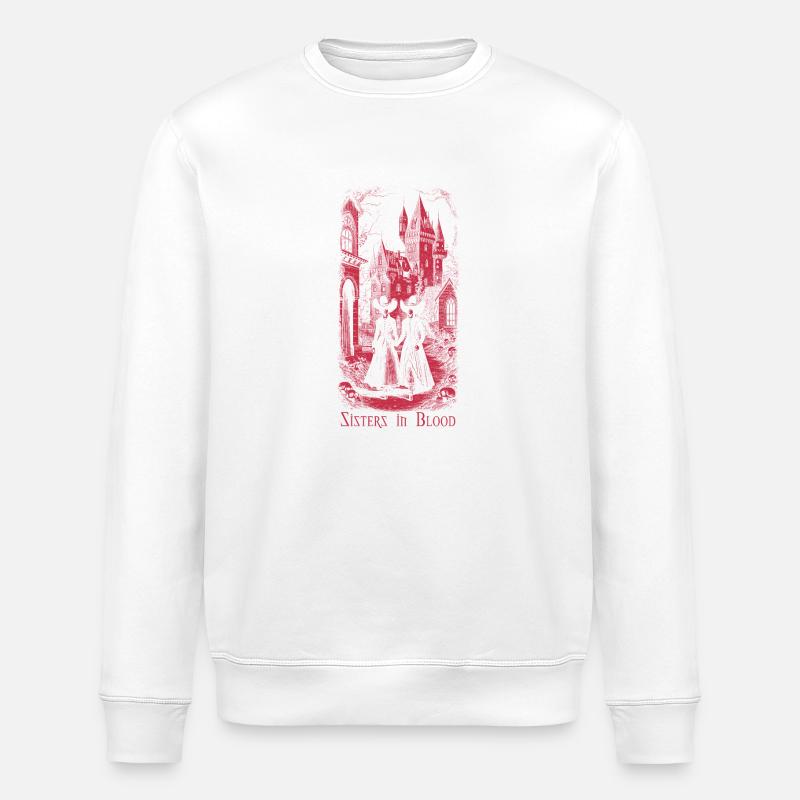 The Evil Sisters 2024 02 - Stanley/Stella ROLLER Unisex Organic Sweatshirt - white