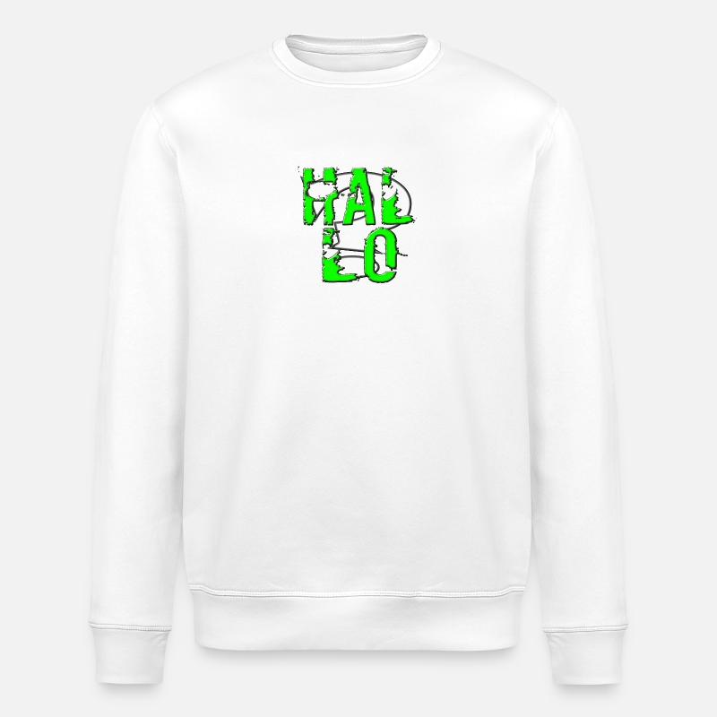 Hallo - Stanley/Stella Unisex Bio-Sweatshirt ROLLER - Weiß