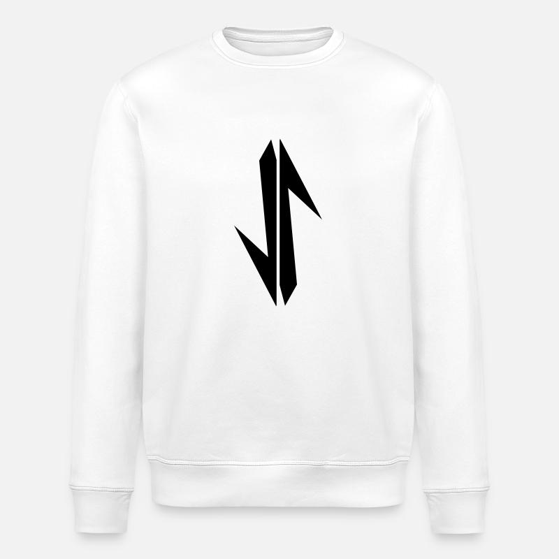 flèche - Sweat bio ROLLER Stanley/Stella Unisexe - blanc