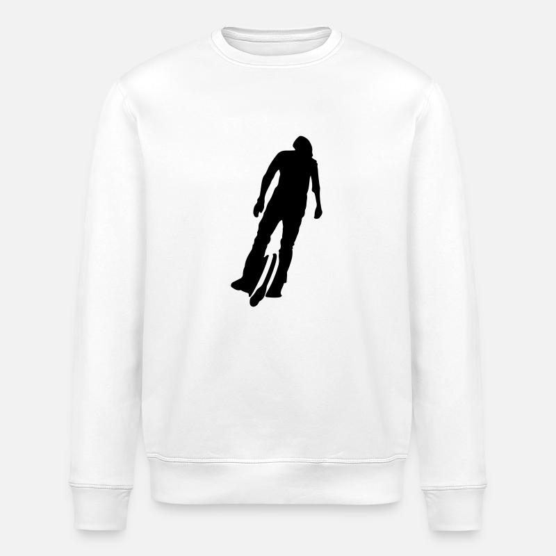 Monoroue - Sweat bio ROLLER Stanley/Stella Unisexe - blanc