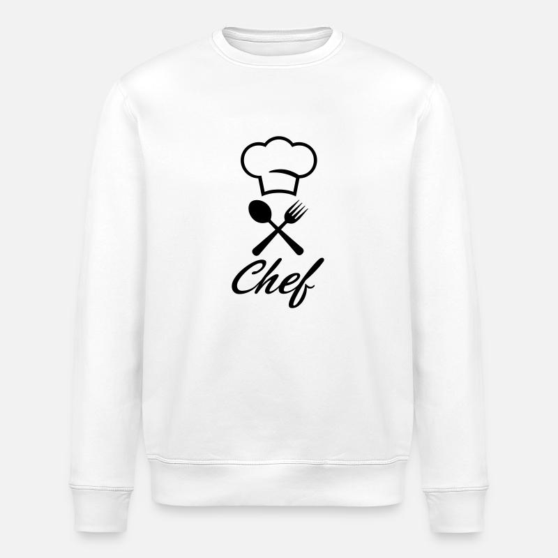 Küchenchefs - Stanley/Stella Unisex Bio-Sweatshirt ROLLER - Weiß
