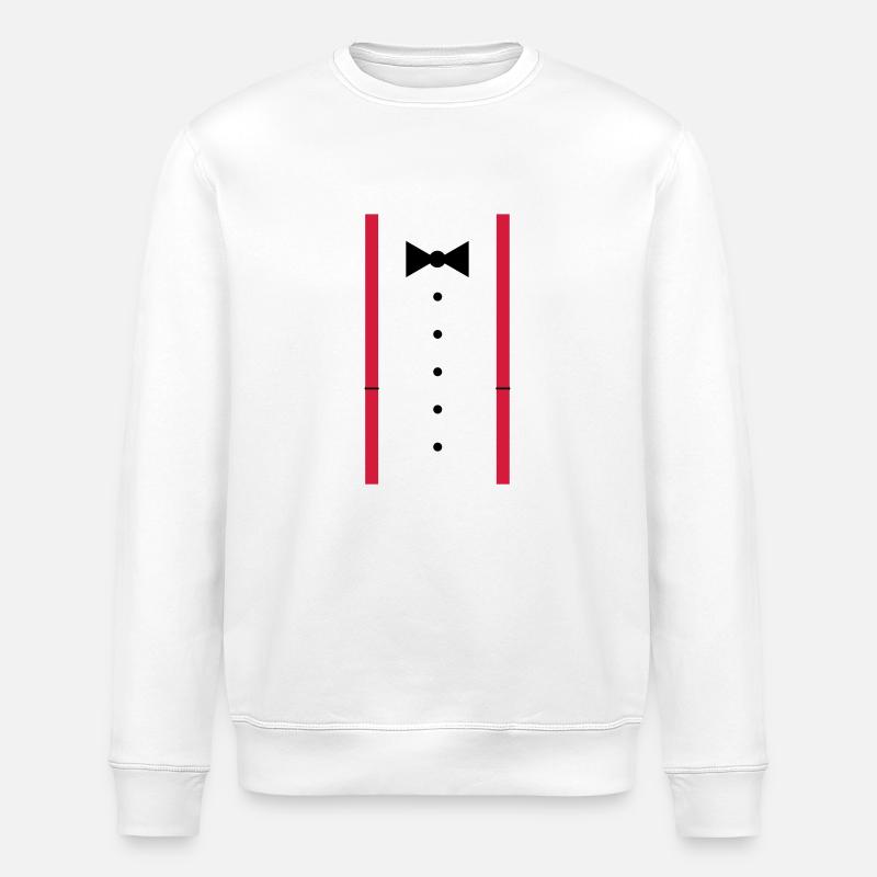 Hosenträger - Stanley/Stella Unisex Bio-Sweatshirt ROLLER - Weiß