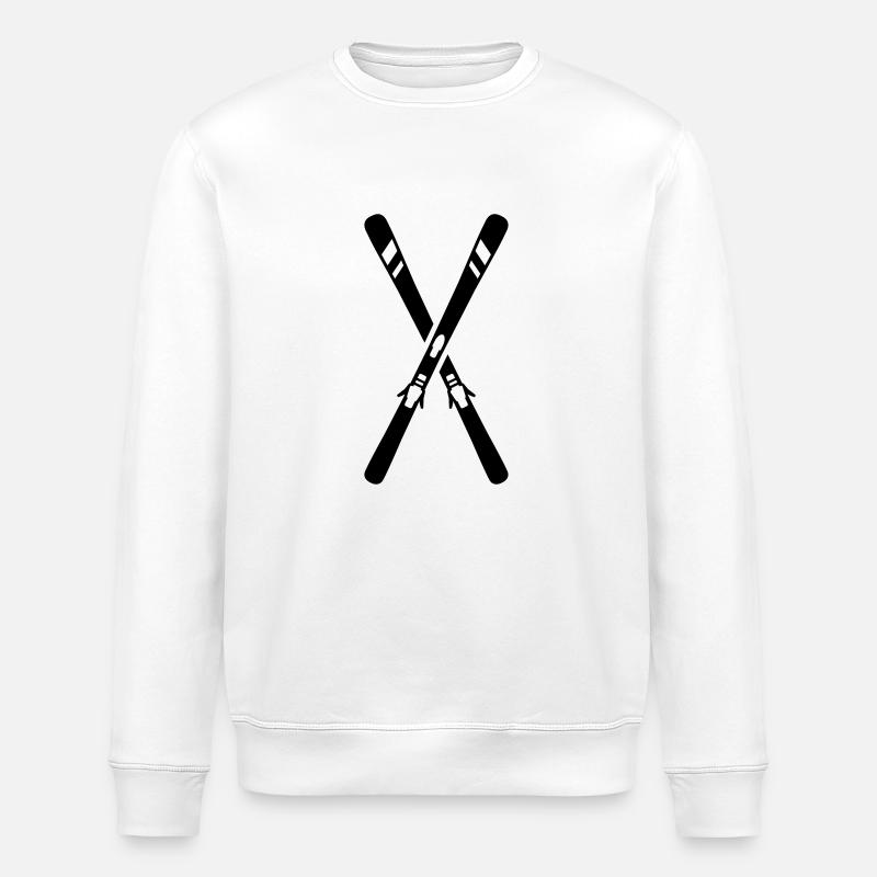 Ski - Sweat bio ROLLER Stanley/Stella Unisexe - blanc