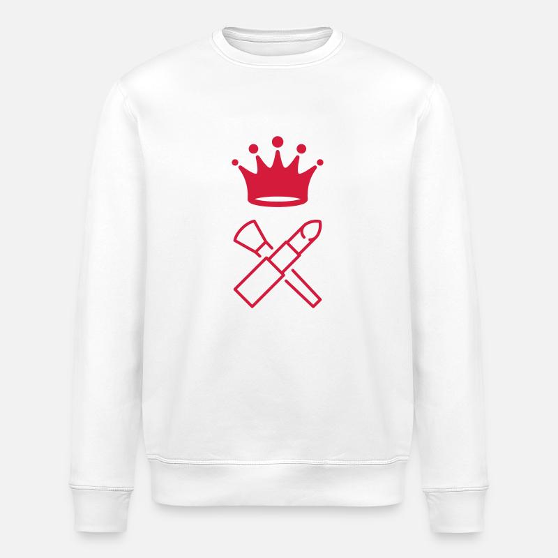 Schminke / Make-up / Maskenbildnerin / Mode - Stanley/Stella Unisex Bio-Sweatshirt ROLLER - Weiß