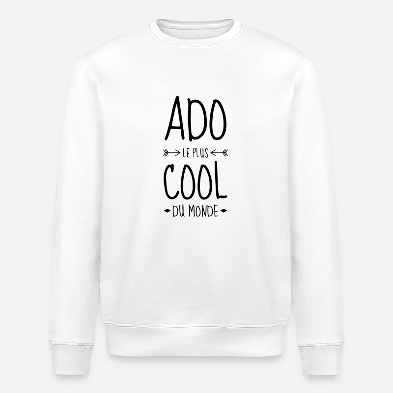 adolescent / enfant / ado / adolescente - Sweat bio ROLLER Stanley/Stella Unisexe - blanc