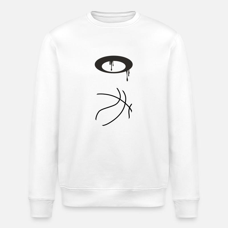 Basket-ball 5 0 08 - Sweat bio ROLLER Stanley/Stella Unisexe - blanc
