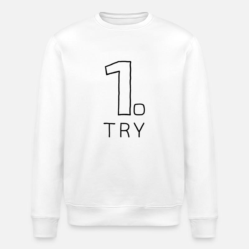 First Try - Stanley/Stella Unisex Bio-Sweatshirt ROLLER - Weiß