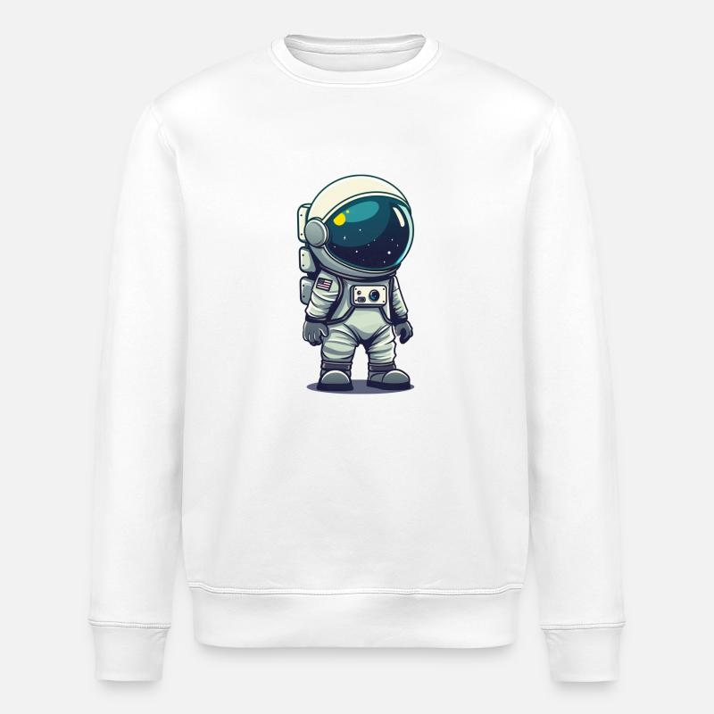 ASTRONAUTE PLANET ETOILE MARS - Sweat bio ROLLER Stanley/Stella Unisexe - blanc
