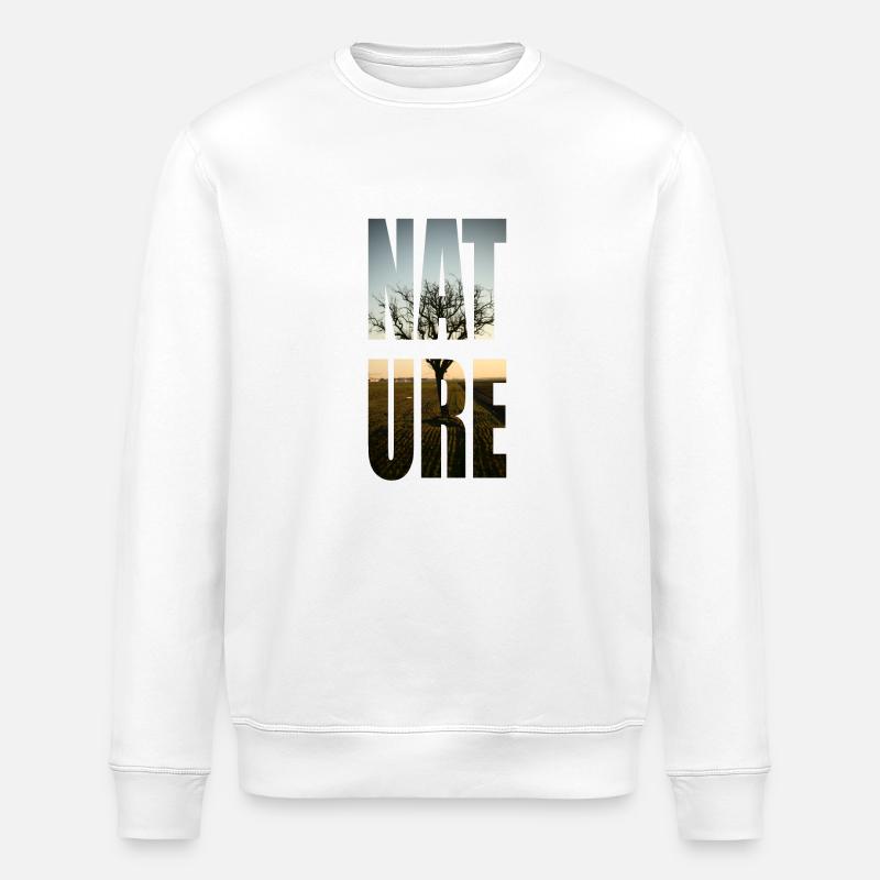 nature n ° 1 - Sweat bio ROLLER Stanley/Stella Unisexe - blanc