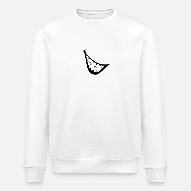 Grin - Sweat bio ROLLER Stanley/Stella Unisexe - blanc