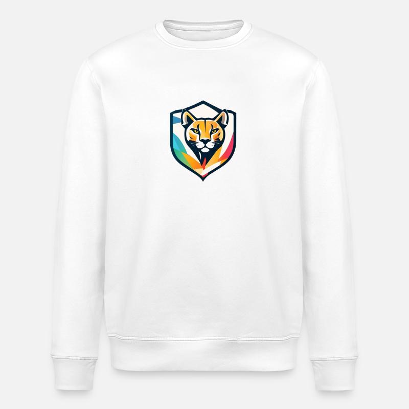 Bergpuma - Stanley/Stella Unisex Bio-Sweatshirt ROLLER - Weiß