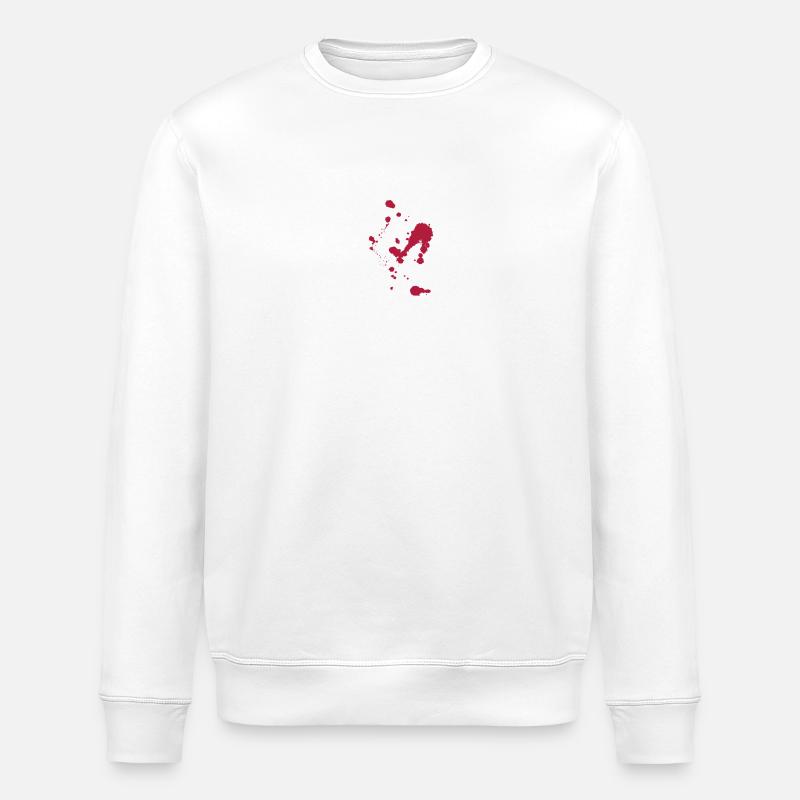 Blutfleck - Stanley/Stella Unisex Bio-Sweatshirt ROLLER - Weiß