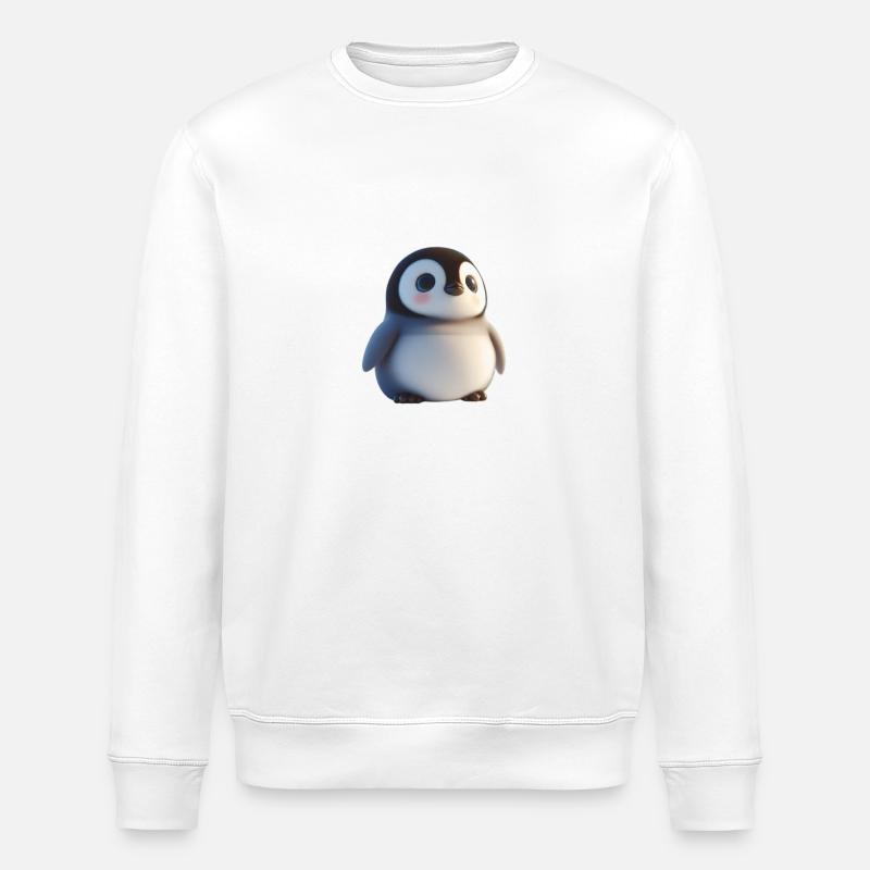 Pinguin - Stanley/Stella Unisex Bio-Sweatshirt ROLLER - Weiß