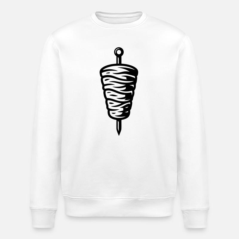 Symbole kebab - Sweat bio ROLLER Stanley/Stella Unisexe - blanc
