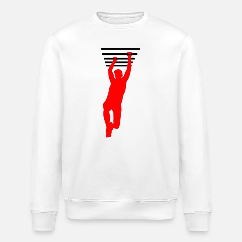 Prise OCR – Conception de barres suspendues - Sweat bio ROLLER Stanley/Stella Unisexe - blanc