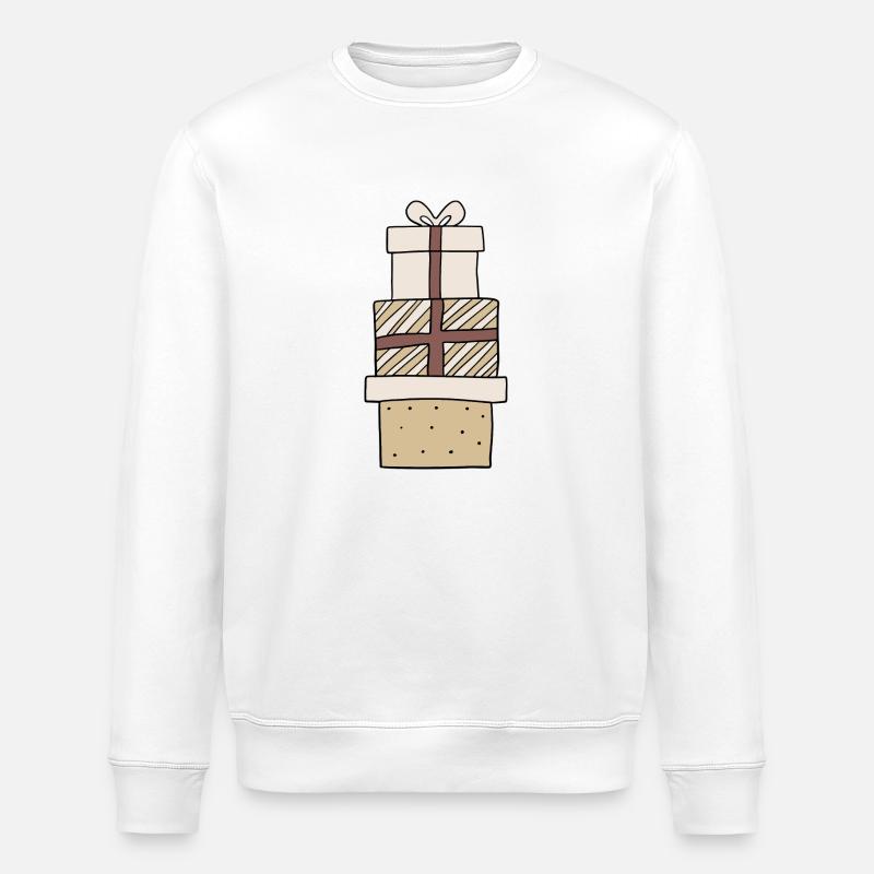 Weihnachtsbox - Stanley/Stella Unisex Bio-Sweatshirt ROLLER - Weiß