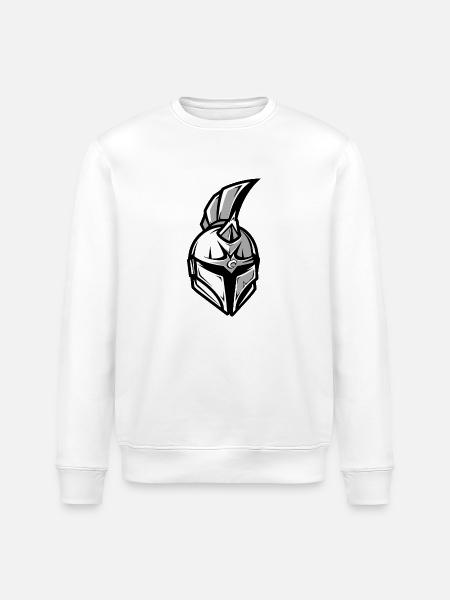 Spartan Helmet Sparta - Stanley/Stella ROLLER Unisex Organic Sweatshirt - white