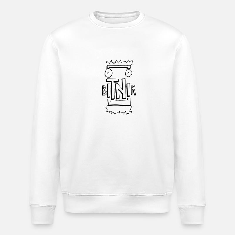 BITNIK3 - Stanley/Stella ROLLER Unisex Organic Sweatshirt - white