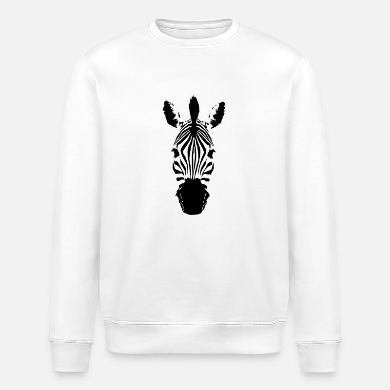 Zebra Orig. EXIT-SHIRT - Stanley/Stella Unisex Bio-Sweatshirt ROLLER - Weiß