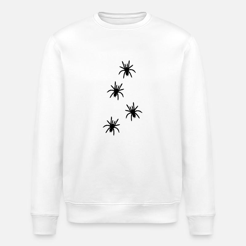 spiders_uf1 - Stanley/Stella Unisex Bio-Sweatshirt ROLLER - Weiß