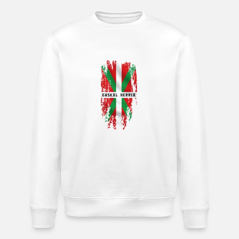 pays basque 16 - Sweat bio ROLLER Stanley/Stella Unisexe - blanc