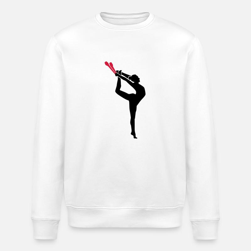 Gymnastik - Stanley/Stella Unisex Bio-Sweatshirt ROLLER - Weiß