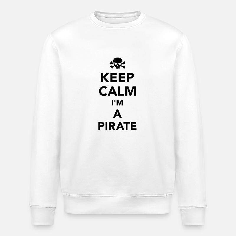 Pirate - Sweat bio ROLLER Stanley/Stella Unisexe - blanc