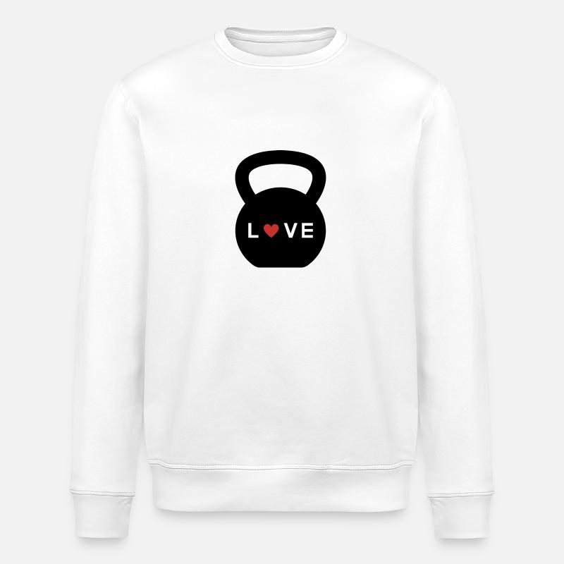 Kettle Love - Stanley/Stella Unisex Bio-Sweatshirt ROLLER - Weiß
