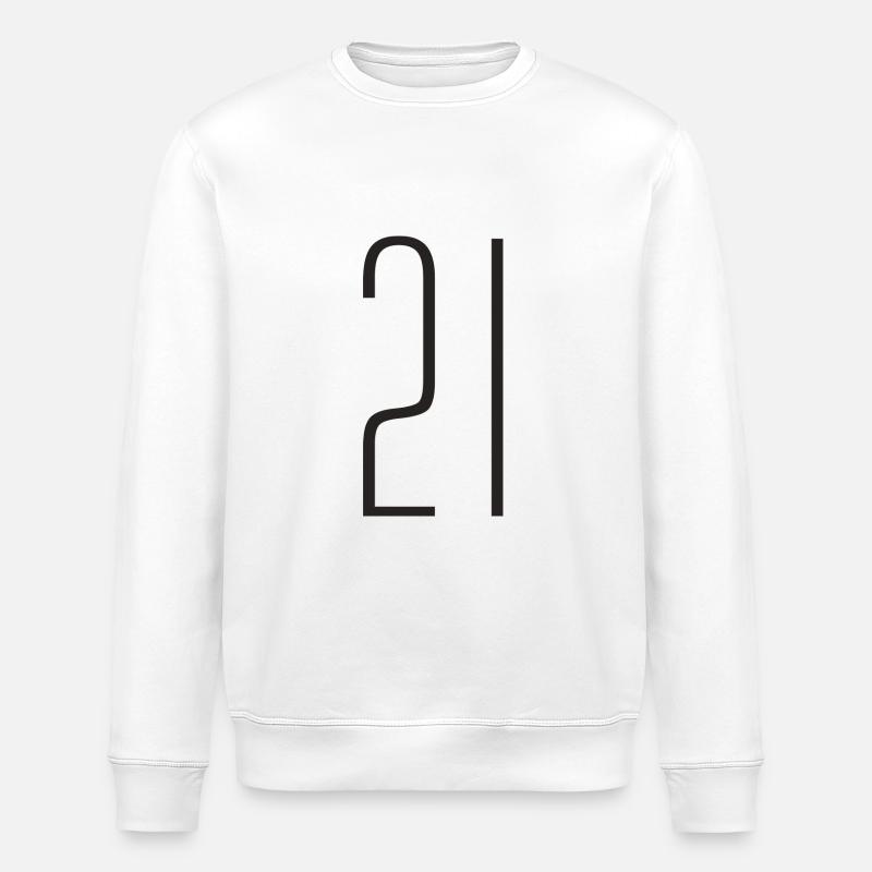 21 - Sweat bio ROLLER Stanley/Stella Unisexe - blanc