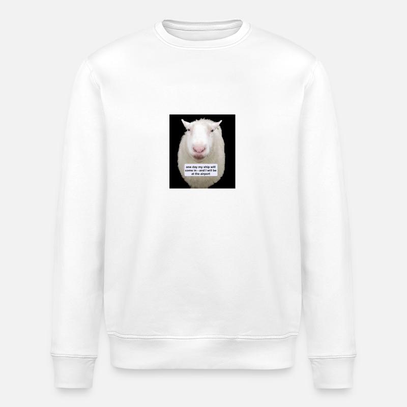 Schaf - Stanley/Stella Unisex Bio-Sweatshirt ROLLER - Weiß