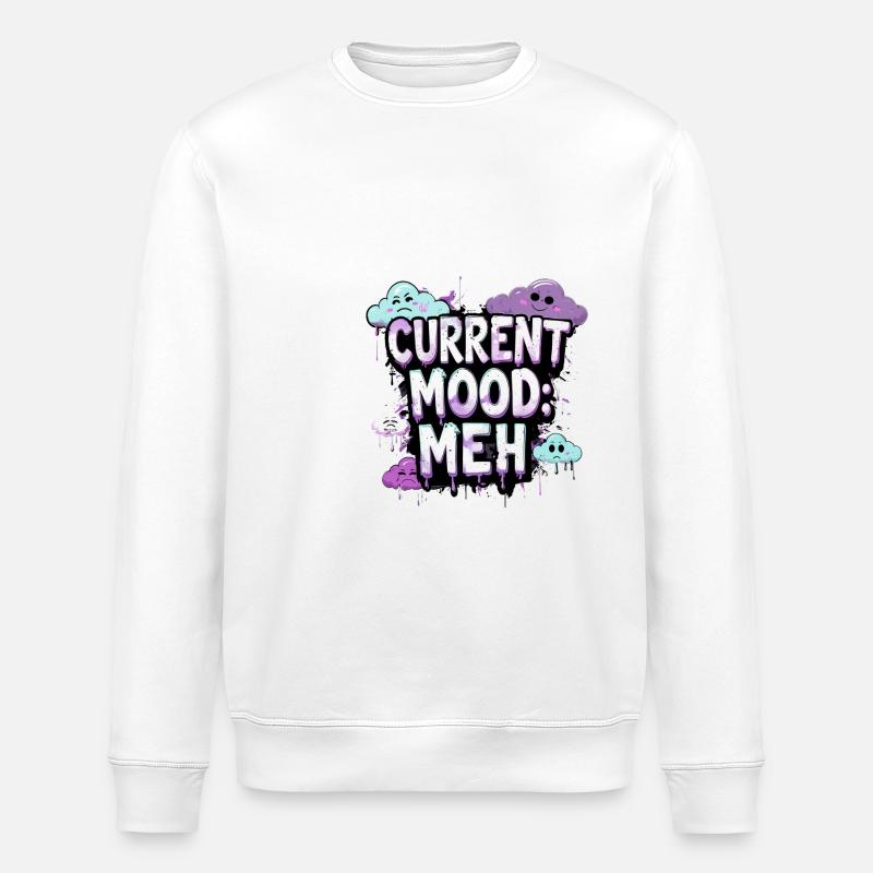 Humeur actuelle drôle - Sweat bio ROLLER Stanley/Stella Unisexe - blanc