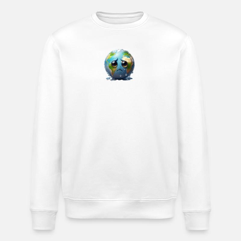 Terre triste et pleureuse - Sweat bio ROLLER Stanley/Stella Unisexe - blanc