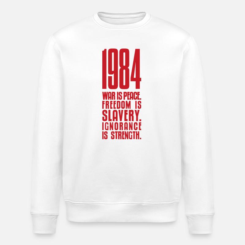 1984 - Stanley/Stella Unisex Bio-Sweatshirt ROLLER - Weiß