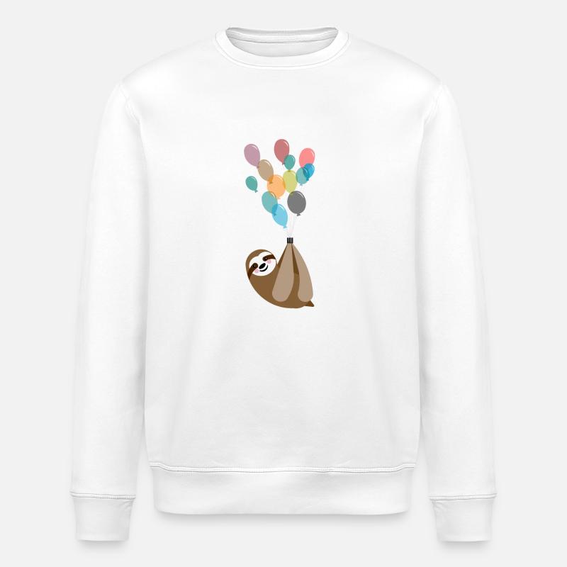 faultier - Stanley/Stella Unisex Bio-Sweatshirt ROLLER - Weiß