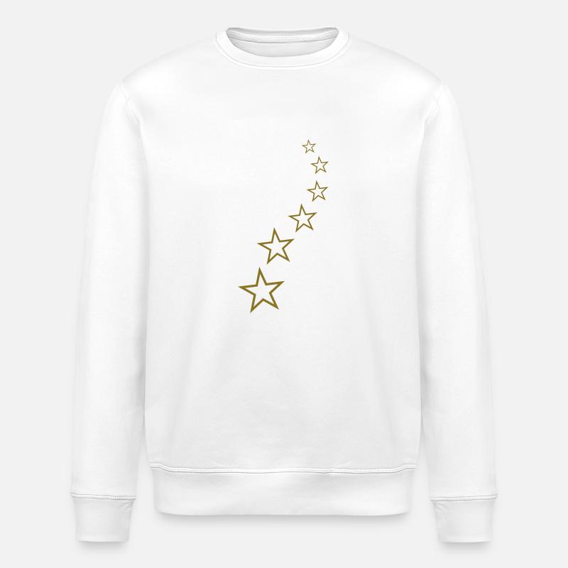 6_stars - Stanley/Stella Unisex Bio-Sweatshirt ROLLER - Weiß