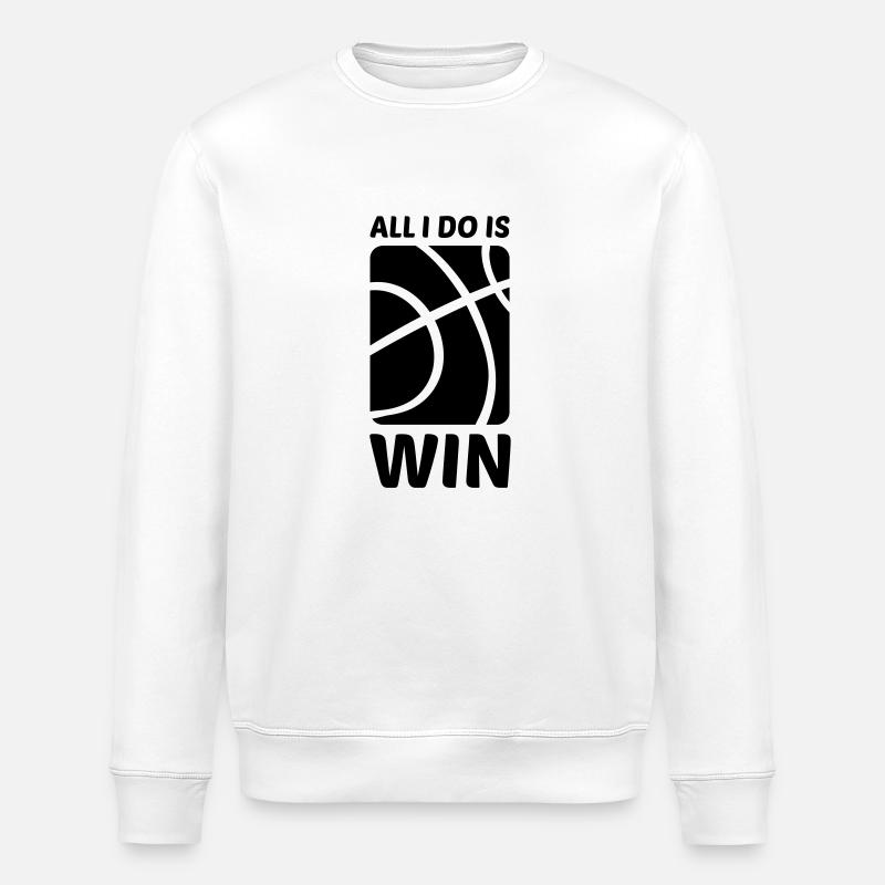 all_i_do_is_win_1_f1 - Stanley/Stella Unisex Bio-Sweatshirt ROLLER - Weiß