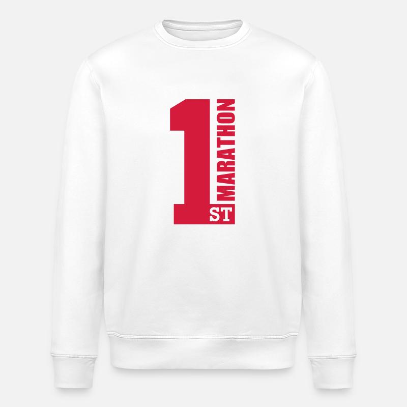 Marathon - Stanley/Stella Unisex Bio-Sweatshirt ROLLER - Weiß