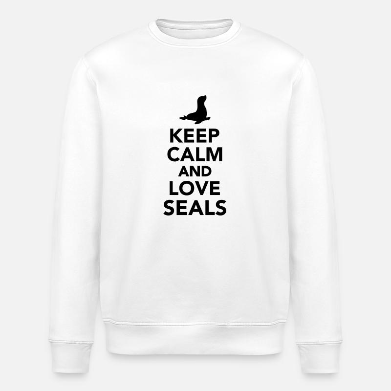 Robbe - Stanley/Stella Unisex Bio-Sweatshirt ROLLER - Weiß