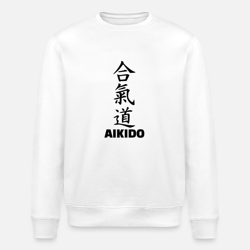 Aikido - Stanley/Stella Unisex Bio-Sweatshirt ROLLER - Weiß